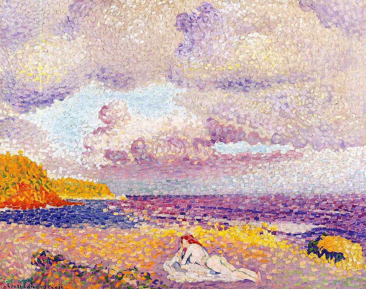 Bejövő vihar, 1907-08 alkotó: Henri Edmond Cross