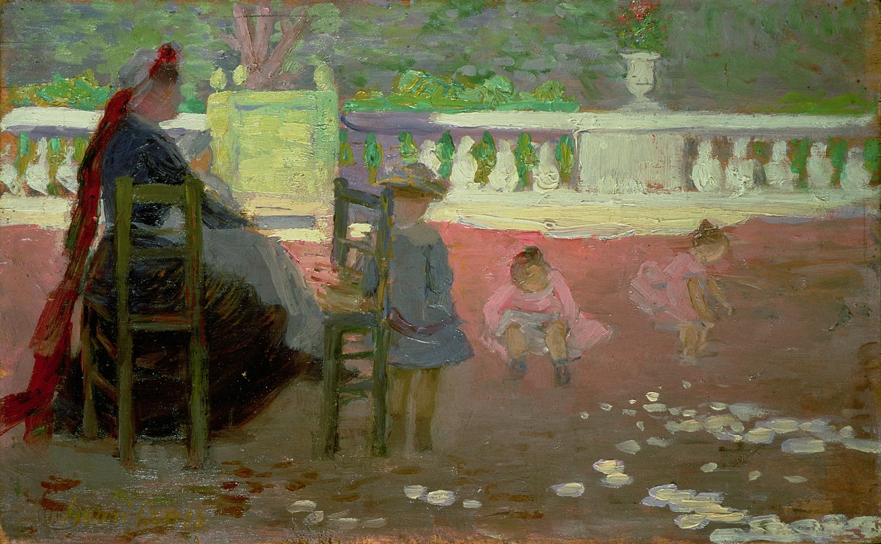 A Luxemburg-kertben alkotó: Henri Edmond Cross