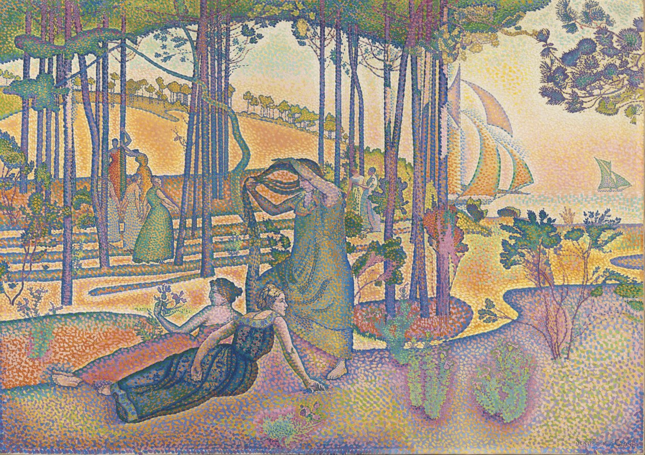 Az esti levegő alkotó: Henri-Edmond Cross