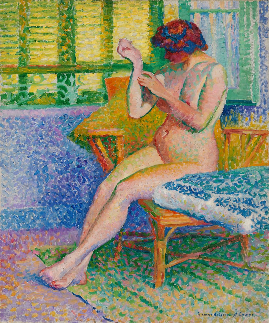 Modell alkotó: Henri-Edmond Cross