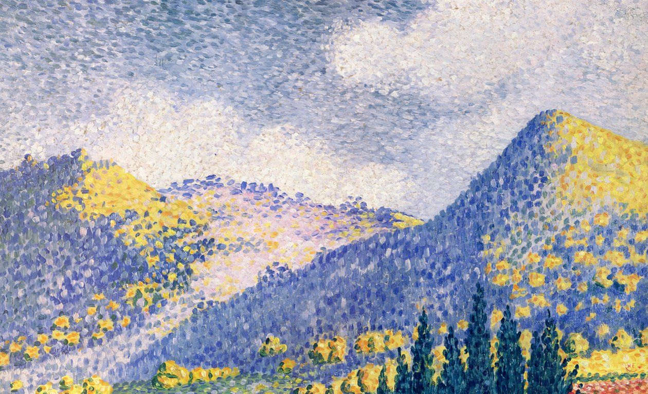Hegyvidéki táj alkotó: Henri Edmond Cross