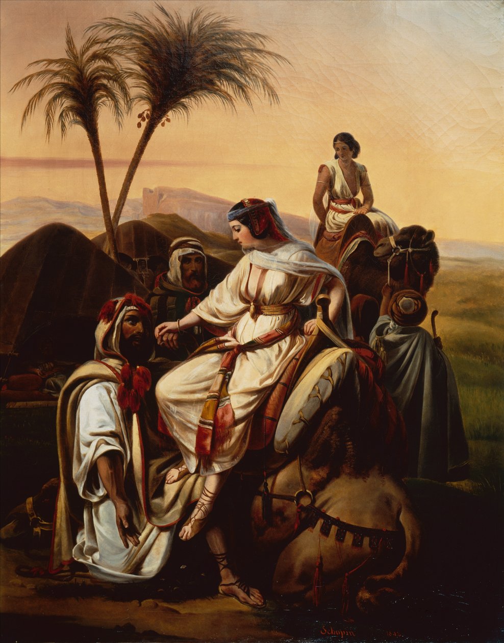 Boáz üdvözli Ruthot alkotó: Henri Frederic Schopin