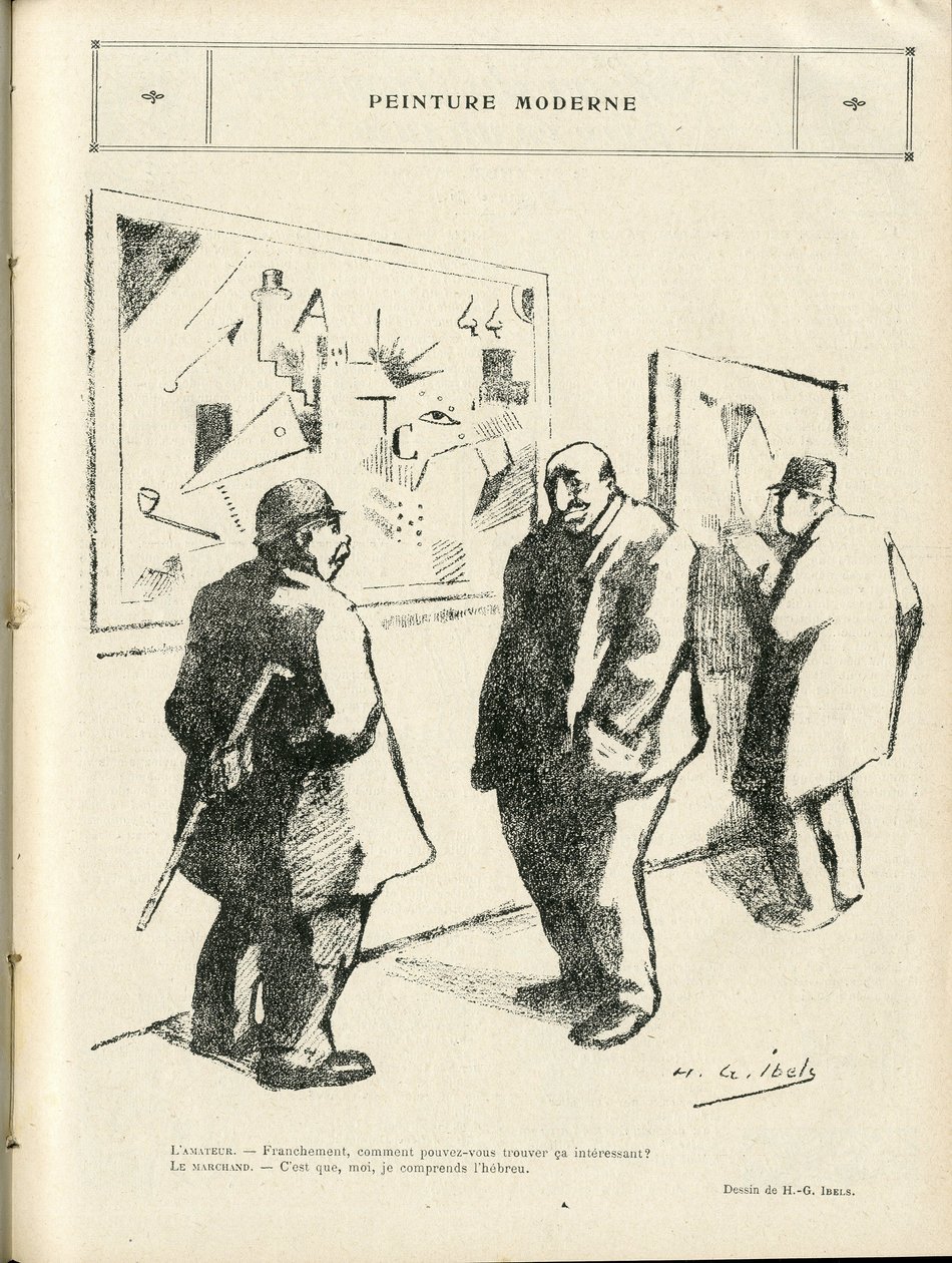 Illusztráció: H. G. Ibels (1867-1936) a Le Rire-ben, 04/02/22 - Modern festészet - Művészet, antiszemitizmus, avantgárd - zsidó alkotó: Henri Gabriel Ibels