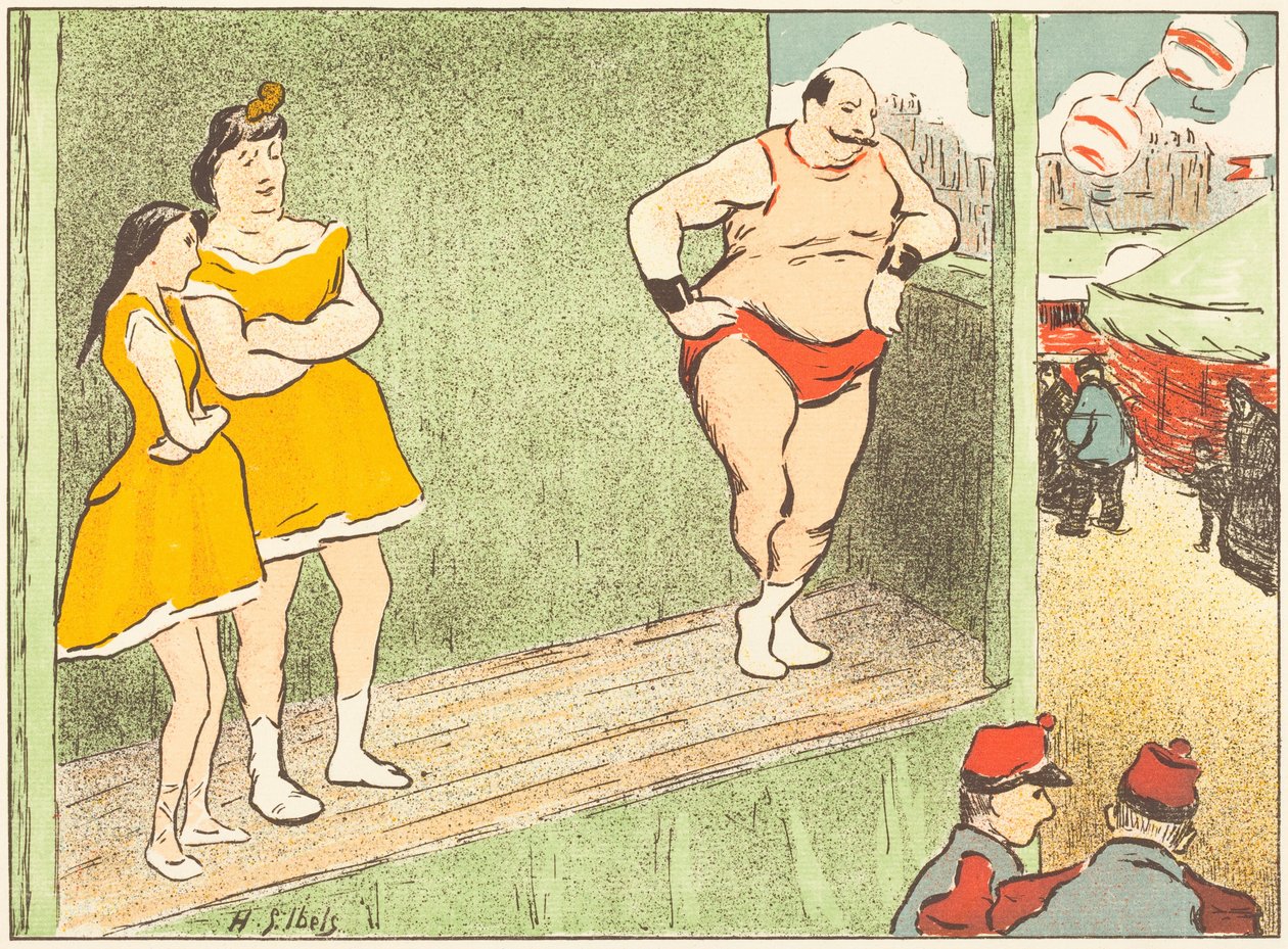 A csáklya; A felszabadított nő alkotó: Henri-Gabriel Ibels