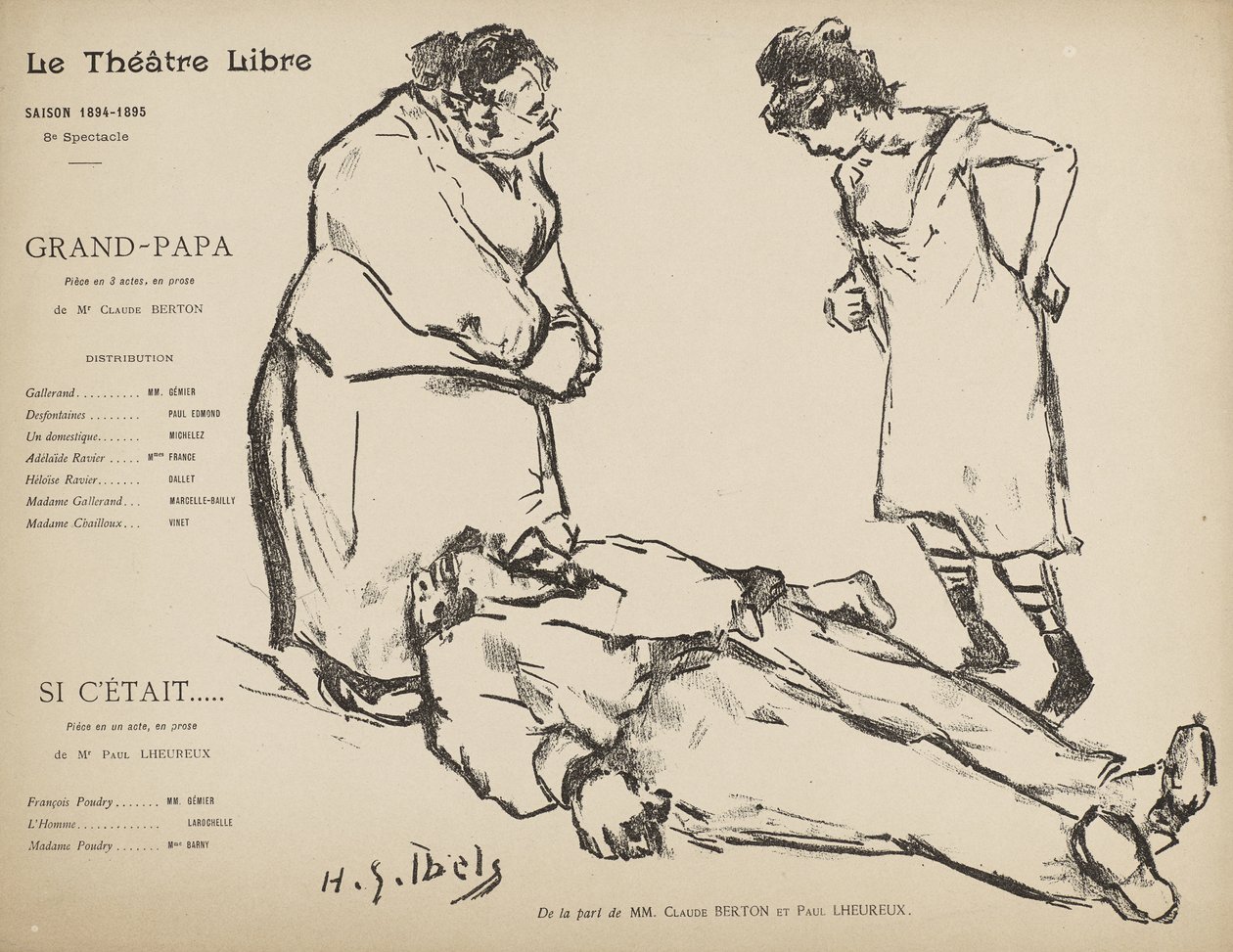 A Théâtre Libre Grand Papa és Si l