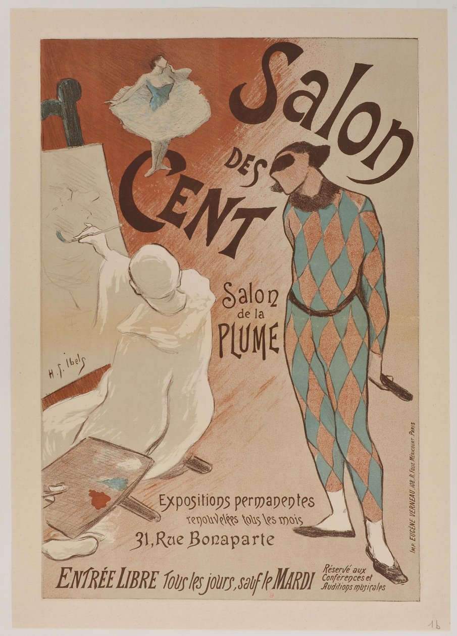 [A Százak Szalonja. 1894. február] alkotó: Henri-Gabriel Ibels