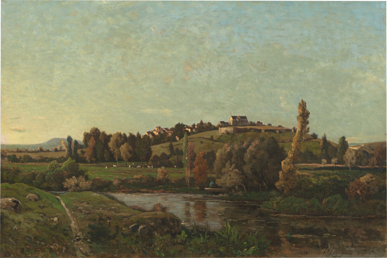 Auvergne-i táj alkotó: Henri-Joseph Harpignies
