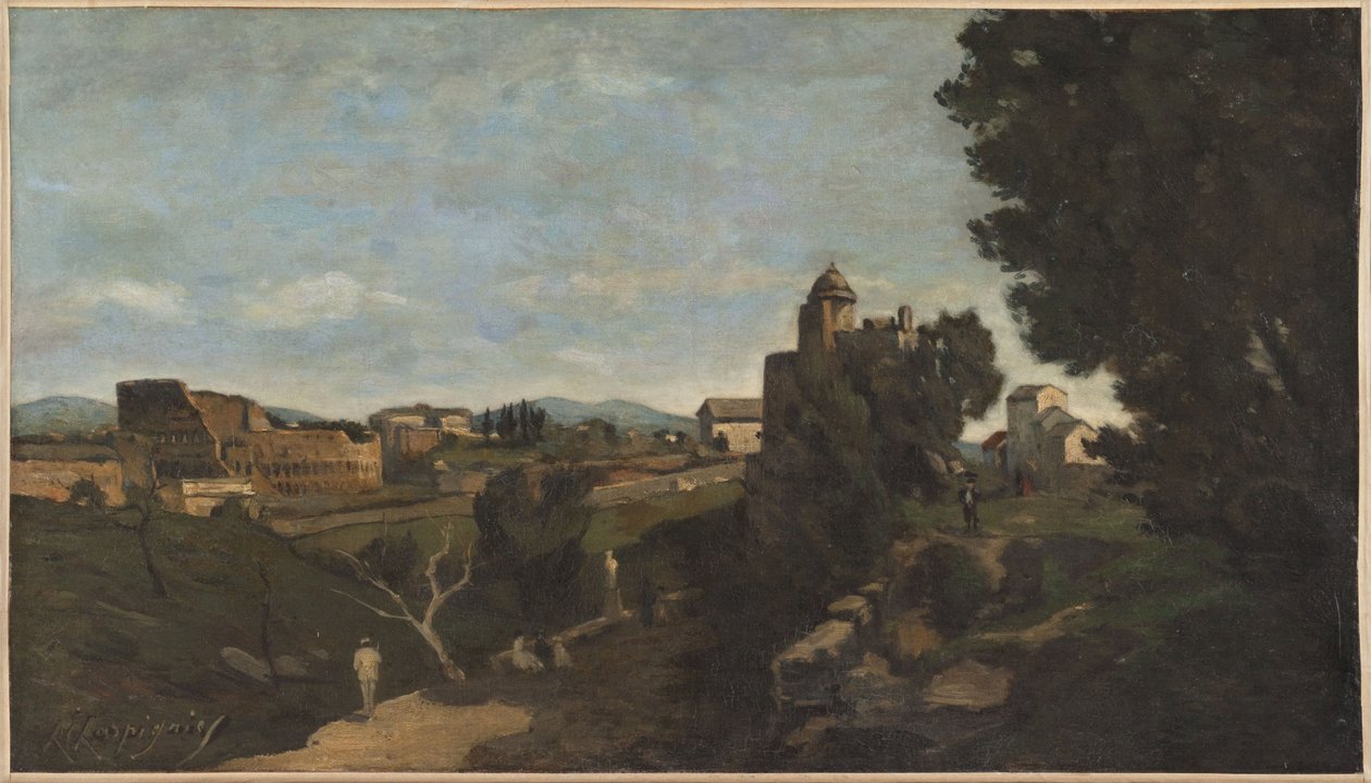 A Colosseum Rómában, 1878 körül (olaj) alkotó: Henri Joseph Harpignies