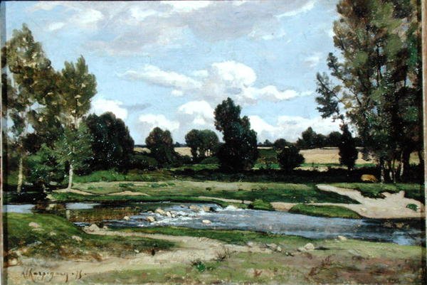 A folyó (olaj, vászon) alkotó: Henri Joseph Harpignies