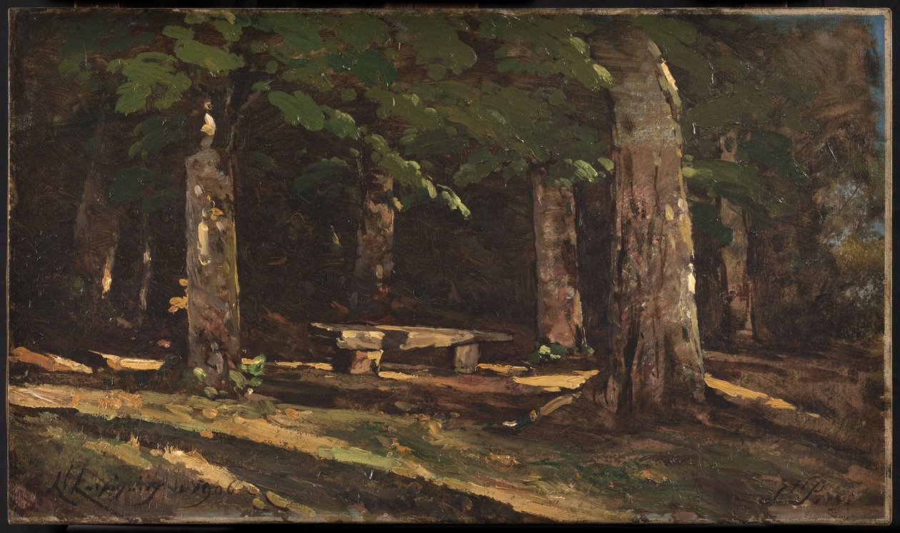 A pad alkotó: Henri Joseph Harpignies
