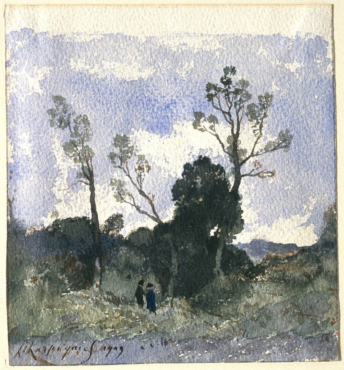 Erdős táj alkotó: Henri-Joseph Harpignies