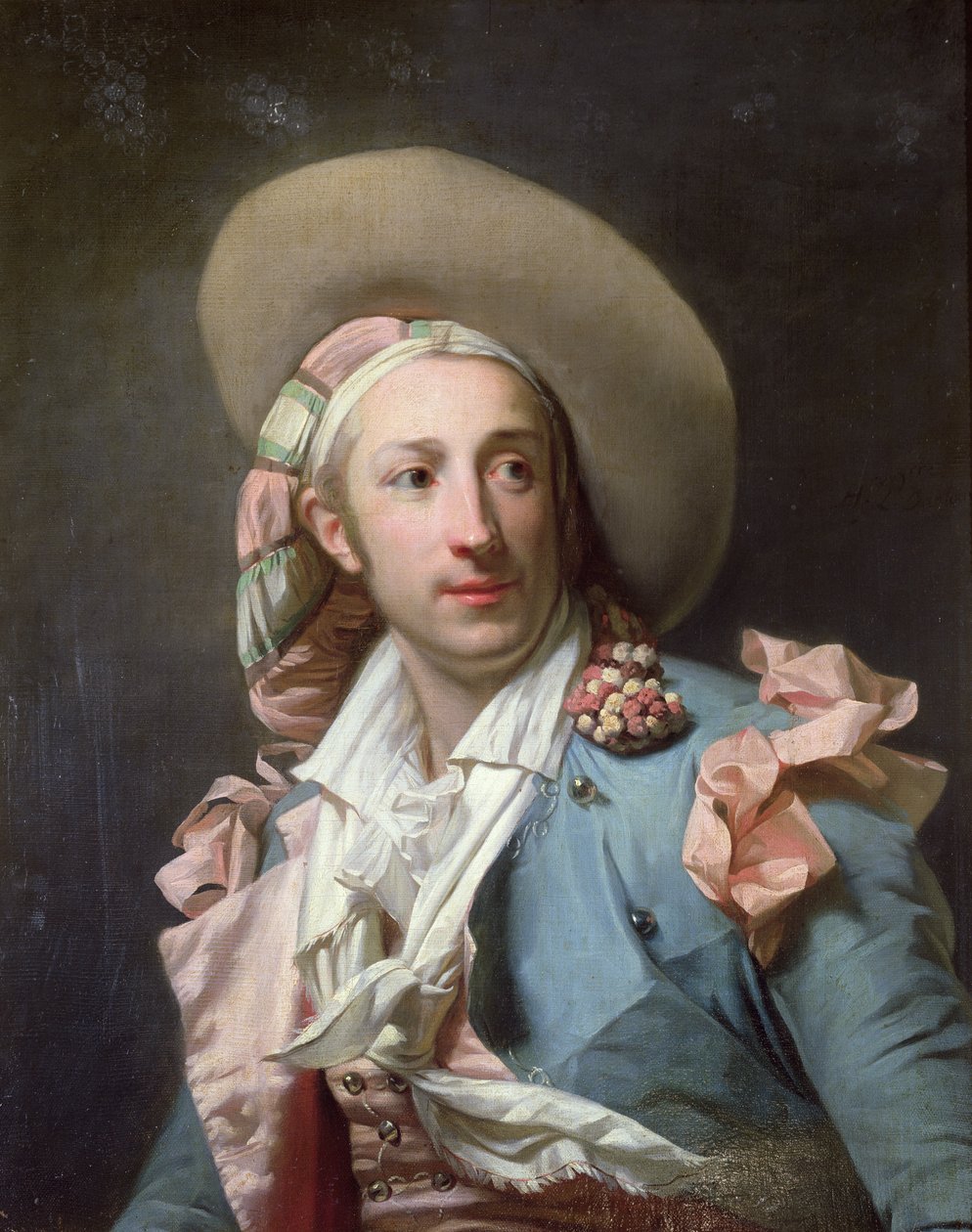 Thenard színész Figaro szerepében alkotó: Henri Pierre Danloux