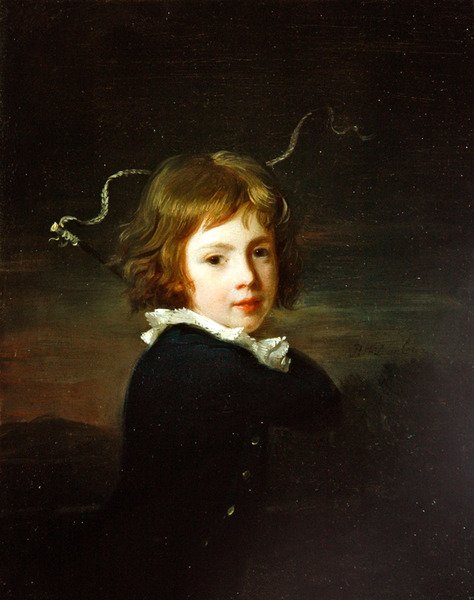 Egy fiatal fiú portréja, feltehetően Lord Wood (olaj, vászon) alkotó: Henri Pierre Danloux