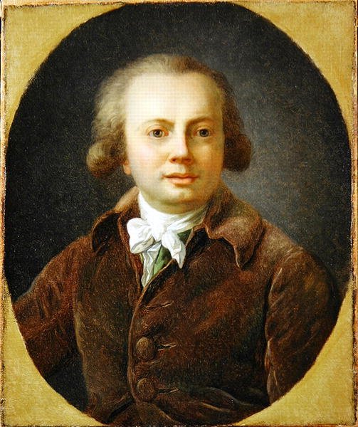 Fiatal férfi portréja (olaj, vászon) alkotó: Henri Pierre Danloux
