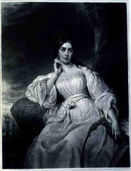 Madame Malibran Desdemona szerepében, vésette: Charles Turner (1773-1857), 1830-as évek (metszet) alkotó: Henri (after) Decaisne