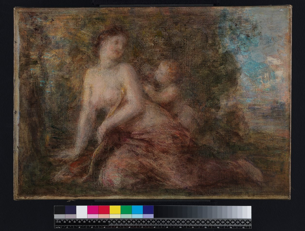 Vénusz és Ámor, 1904 előtt (olaj, vászon) alkotó: Henri (attr. to) Fantin Latour