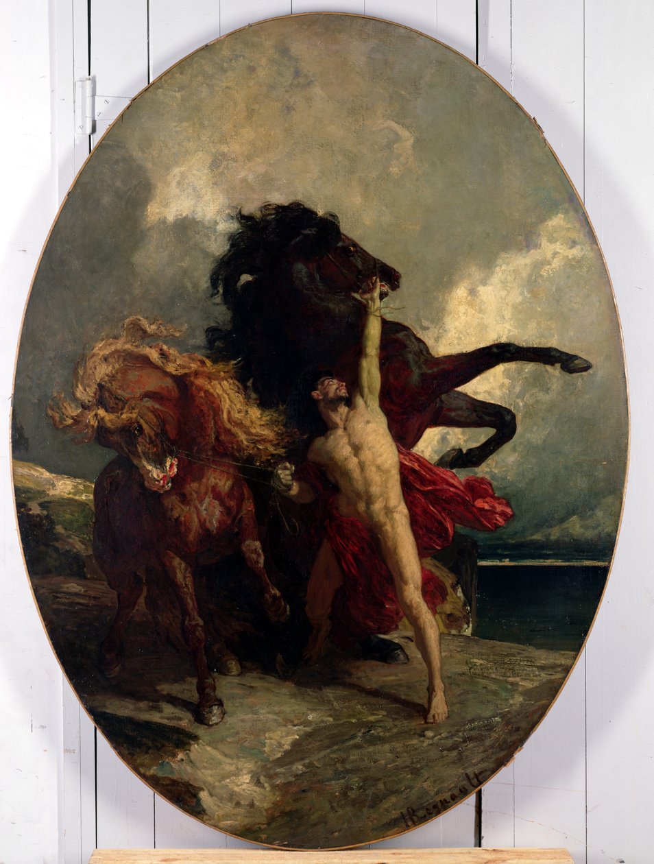 Automedon Akhilleusz lovaival alkotó: Henri Alexandre Georges Regnault