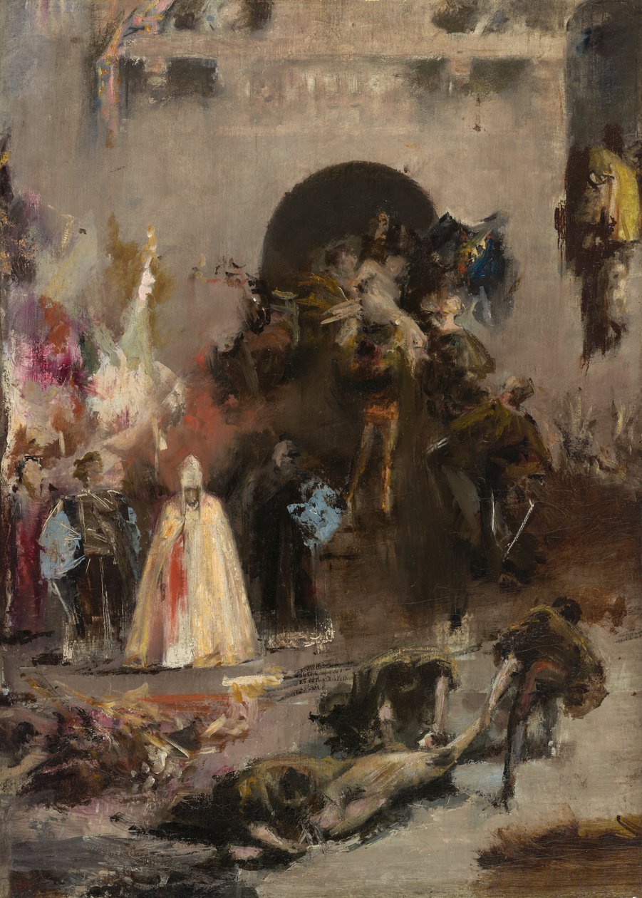 Jelenet a spanyol inkvizícióból, 1868-70 körül alkotó: Henri Alexandre Georges Regnault