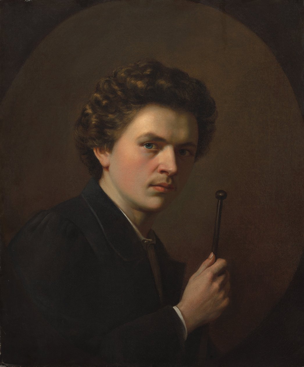 Önarckép Maulstickkel, 1863 körül (olaj, szövet) alkotó: Henri Alexandre Georges Regnault