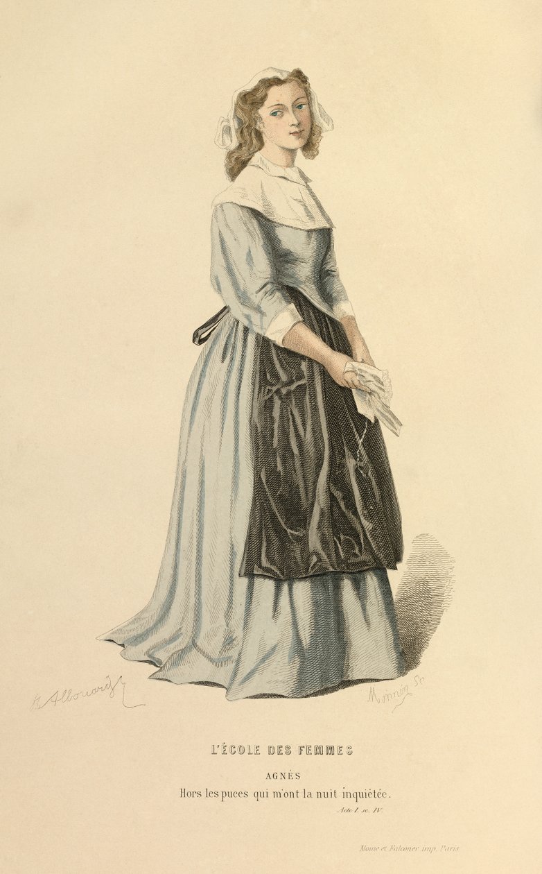 Jelmez Agnes szerepéhez alkotó: Henri Allouard