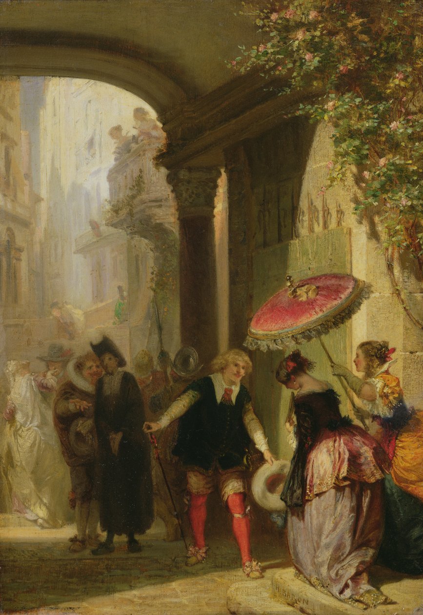 Egy utca Grenadában alkotó: Henri Baron