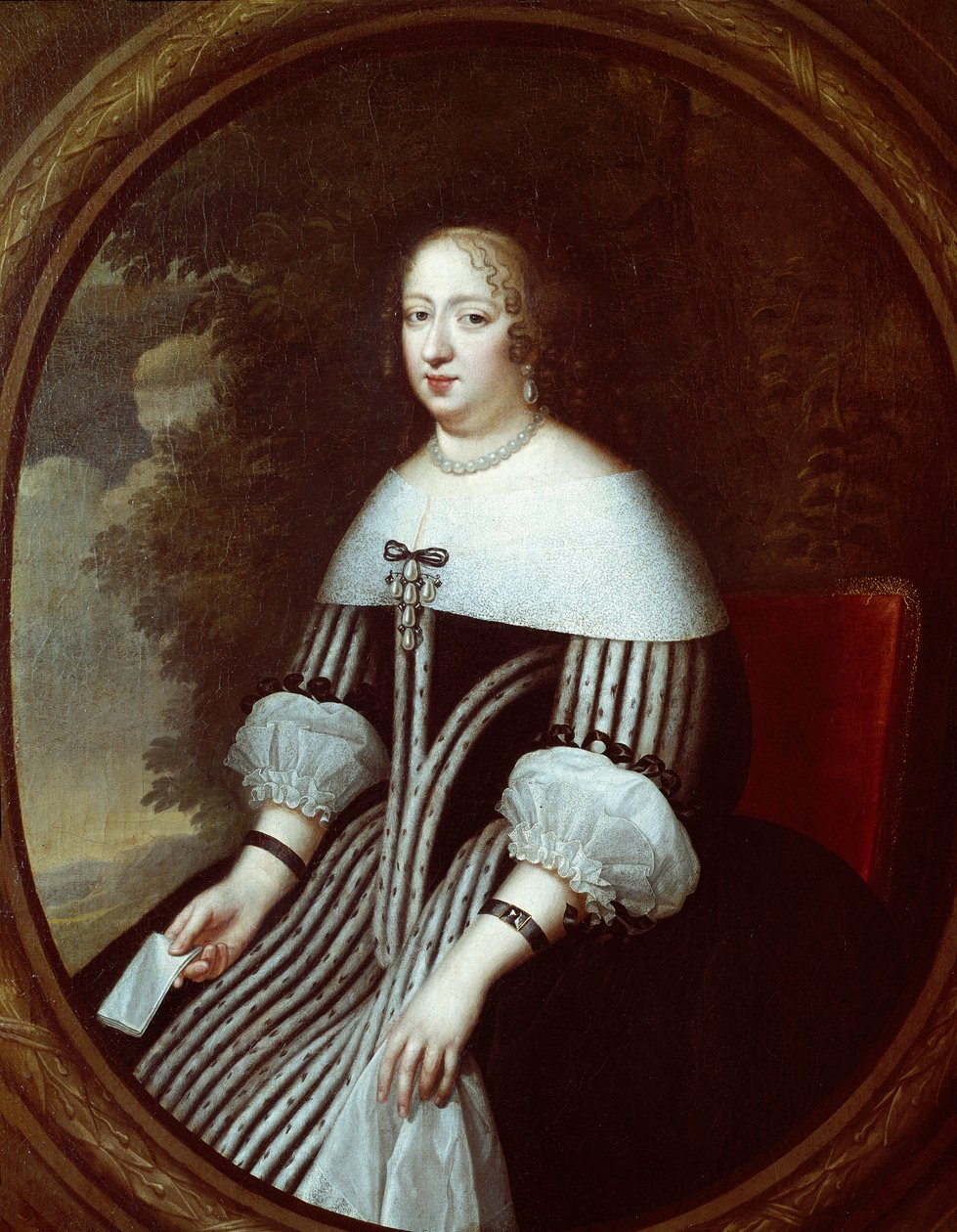 Ausztriai Anna (1601-1666) régente portréja özvegyi ruhában Charles Beaubrun (1604-1692) és Henri Beaubrun (1603-1677) festménye 17. század V. 1,8x1 m Versailles, musee du chateau alkotó: Henri Beaubrun