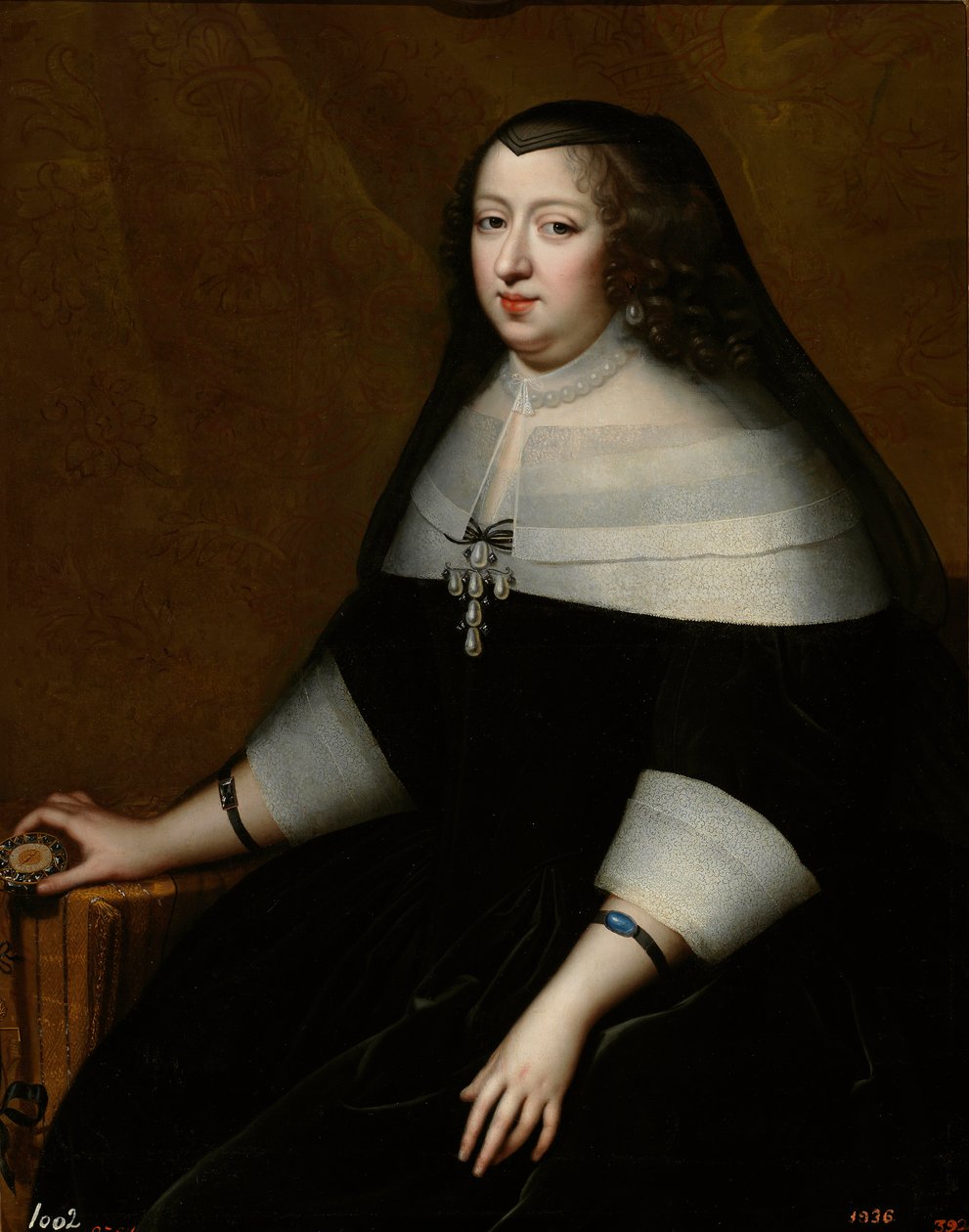 Ausztria Anna portréja (Ausztria) (1601-1666) - Henri Beaubrun (1603-1677), kb 1659 - Olaj, vászon alkotó: Henri Beaubrun