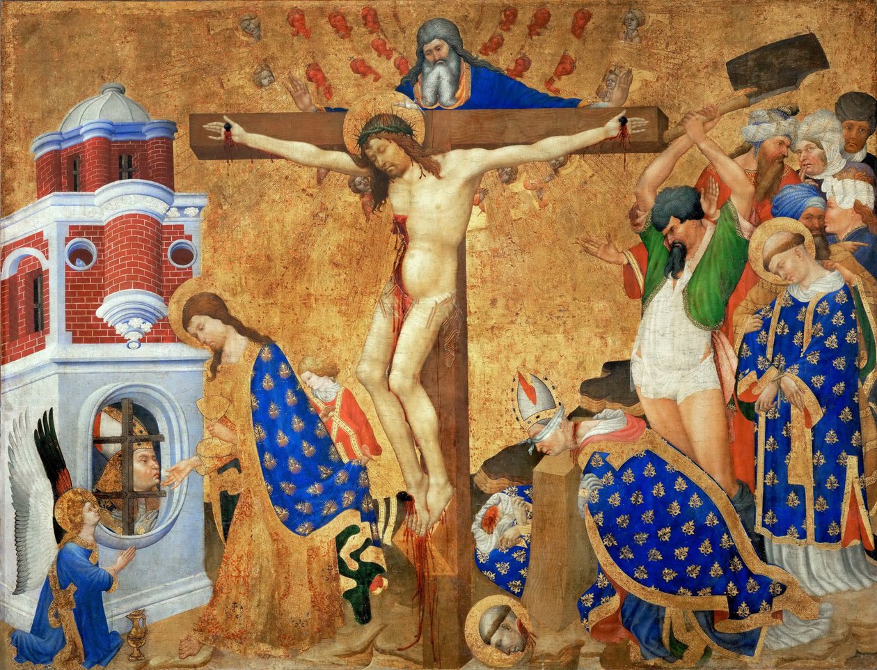 Szent Dénes utolsó áldozása és mártíromsága, 1415-1416 alkotó: Henri Bellechose
