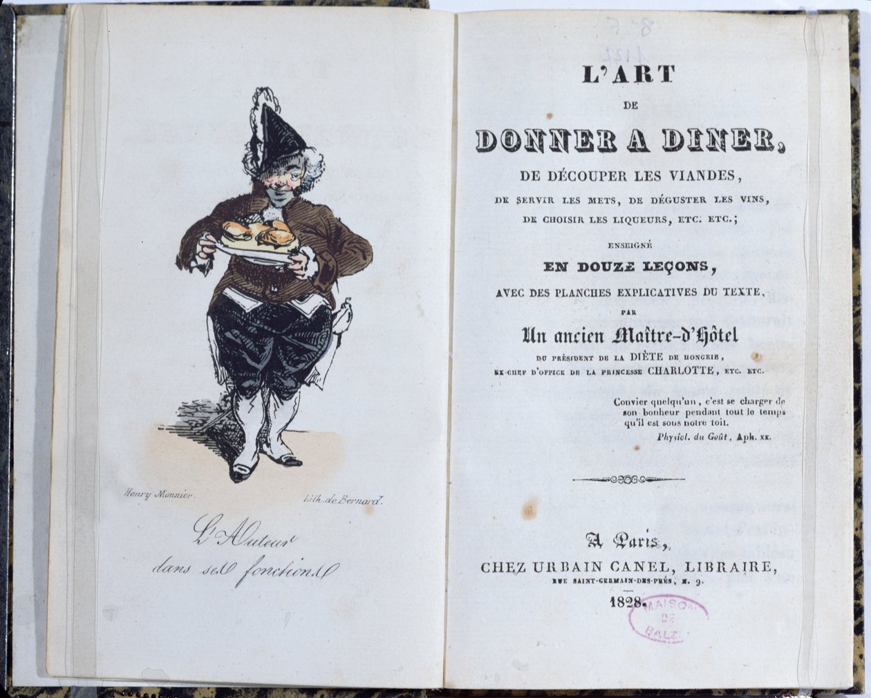 Honore de Balzac (1799-1850), 1828-ban kiadott „L