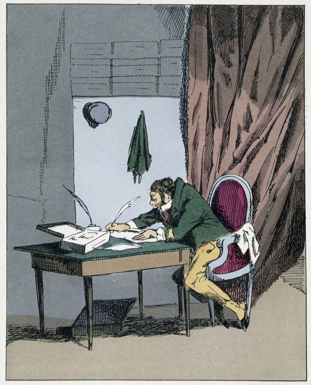 Számtalanság – Henri Monnier „Adminisztratív szokásaiban”. alkotó: Henri Bonaventure Monnier