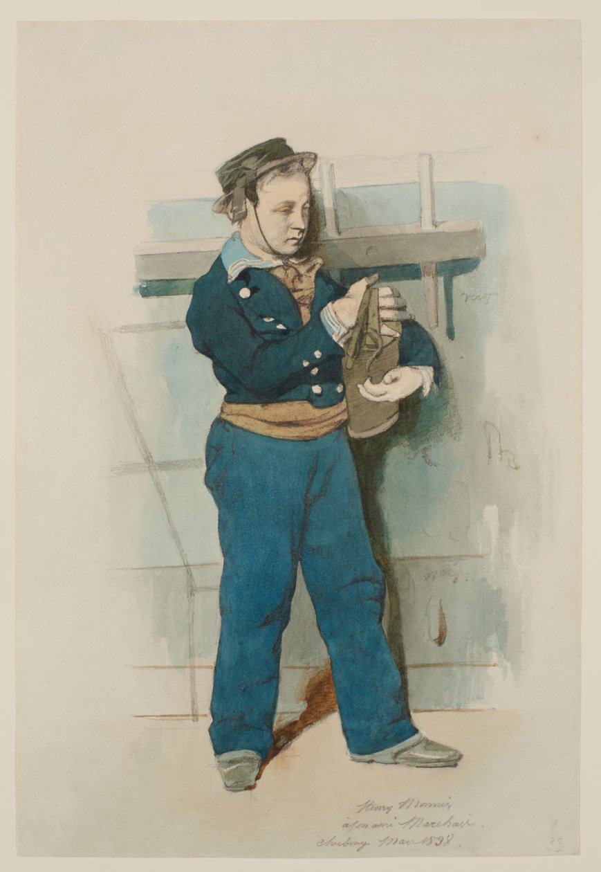 Fiatal tengerészgyalogos alkotó: Henri Bonaventure Monnier