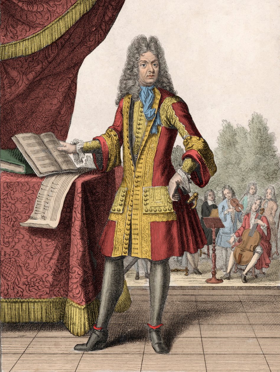 Jean-Baptiste Lully (1632-1687) portréja alkotó: Henri Bonnart