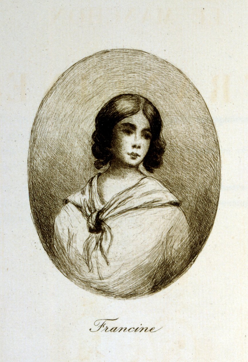 Henri Boutet illusztrációja, Louis-Henri Murger, más néven Henri Murger „Francine