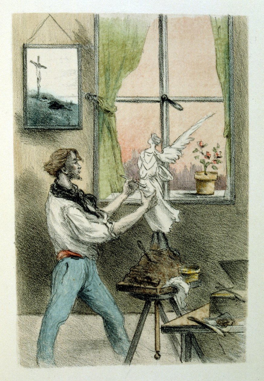 Henri Boutet illusztrációja, Louis-Henri Murger, más néven Henri Murger „Francine
