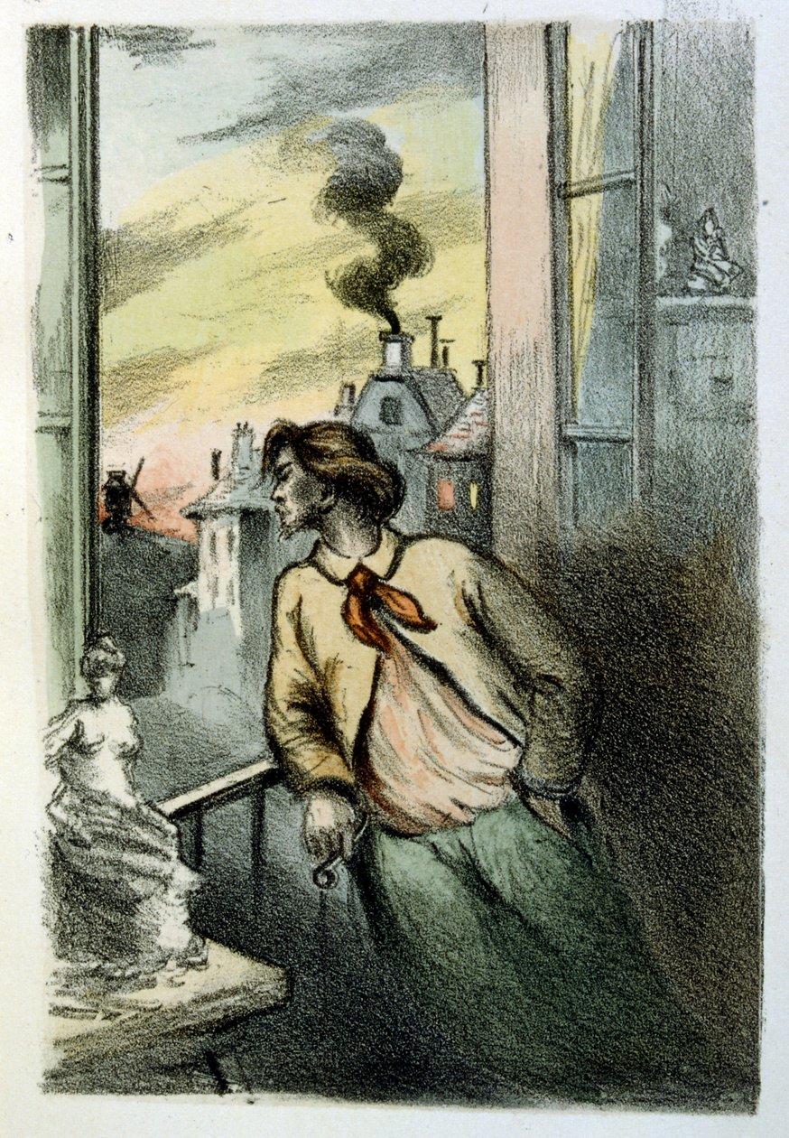 Henri Boutet illusztrációja, Louis-Henri Murger, más néven Henri Murger „Francine