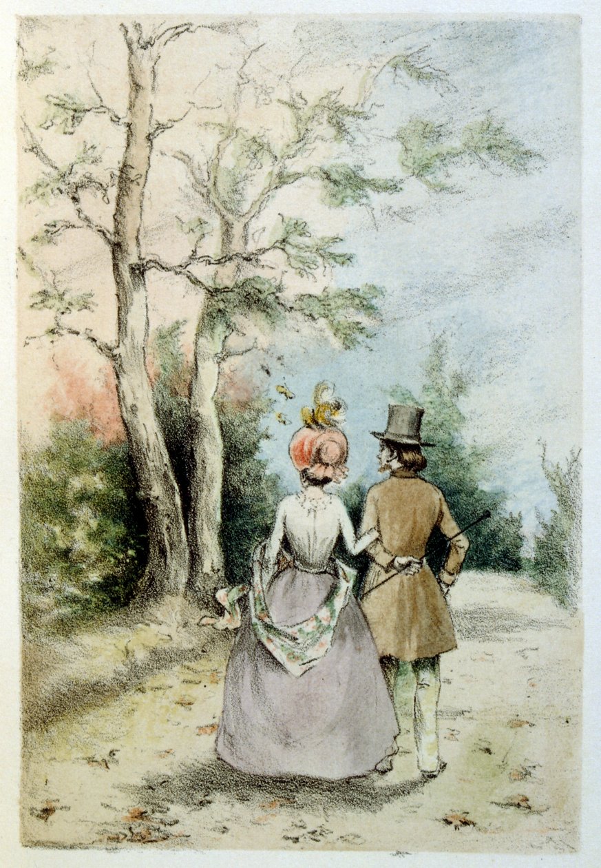 Henri Boutet illusztrációja, Louis-Henri Murger, más néven Henri Murger „Francine