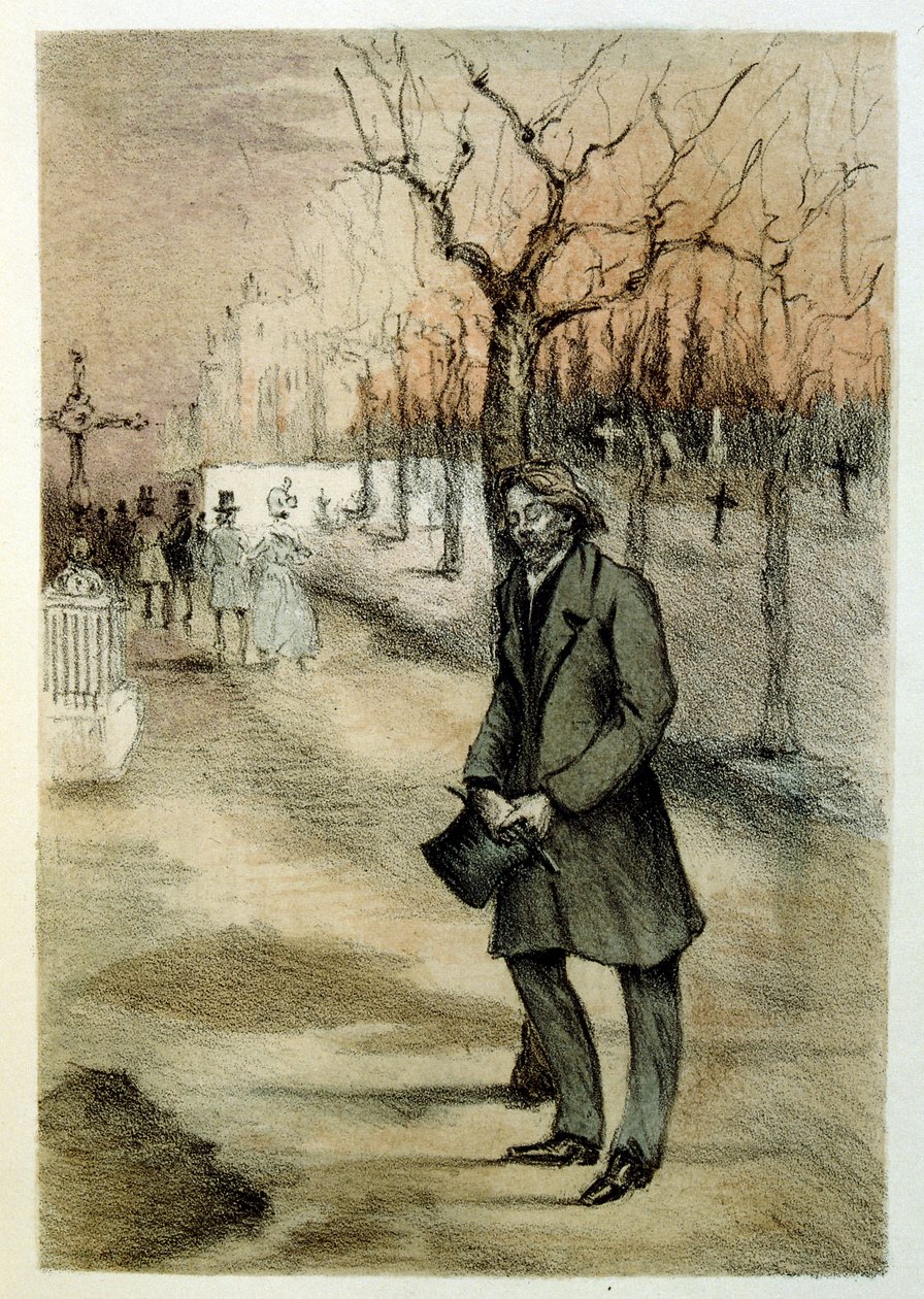 Henri Boutet illusztrációja, Louis-Henri Murger, más néven Henri Murger „Francine