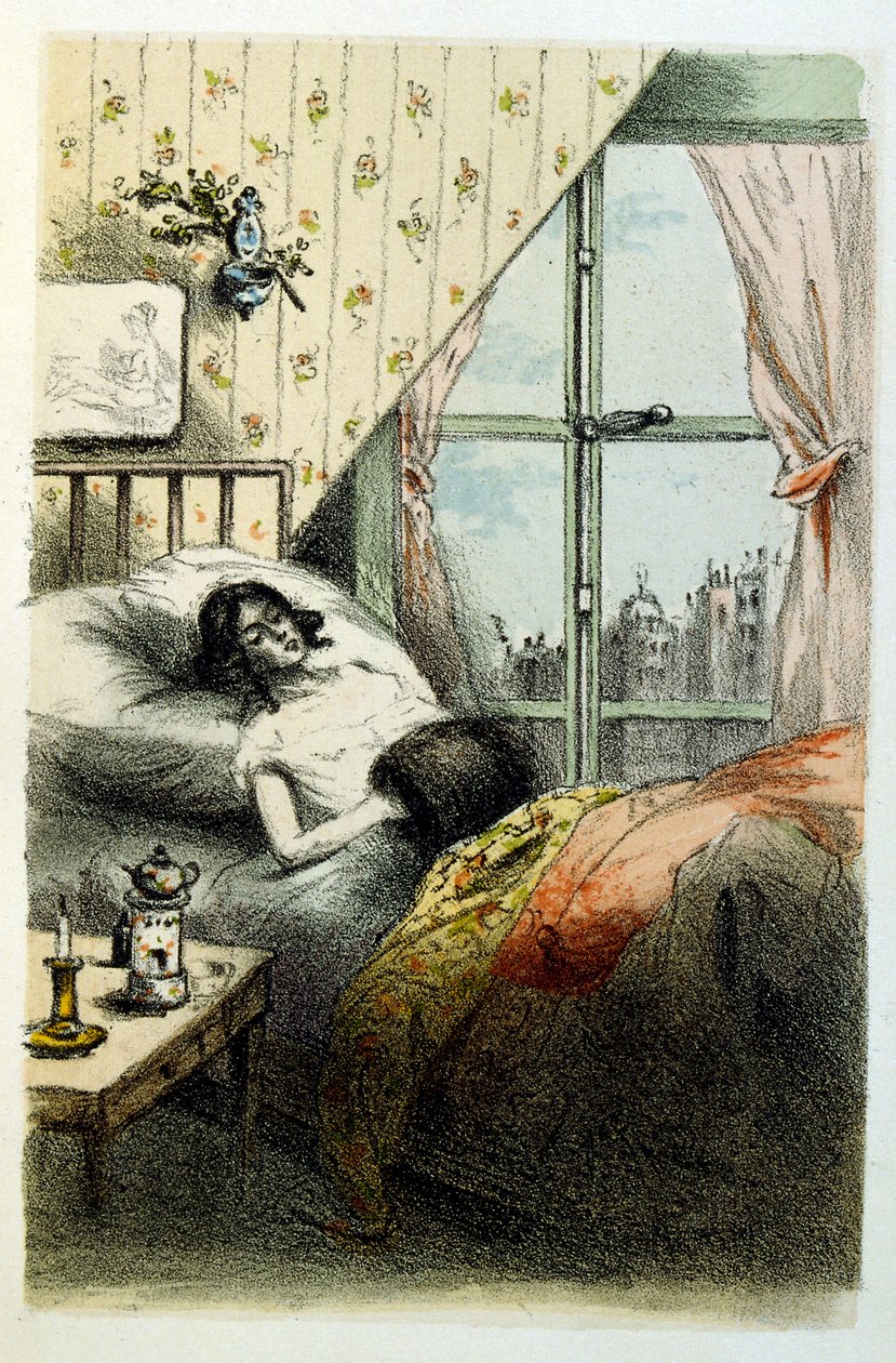 Henri Boutet illusztrációja, Louis-Henri Murger, más néven Henri Murger „Francine