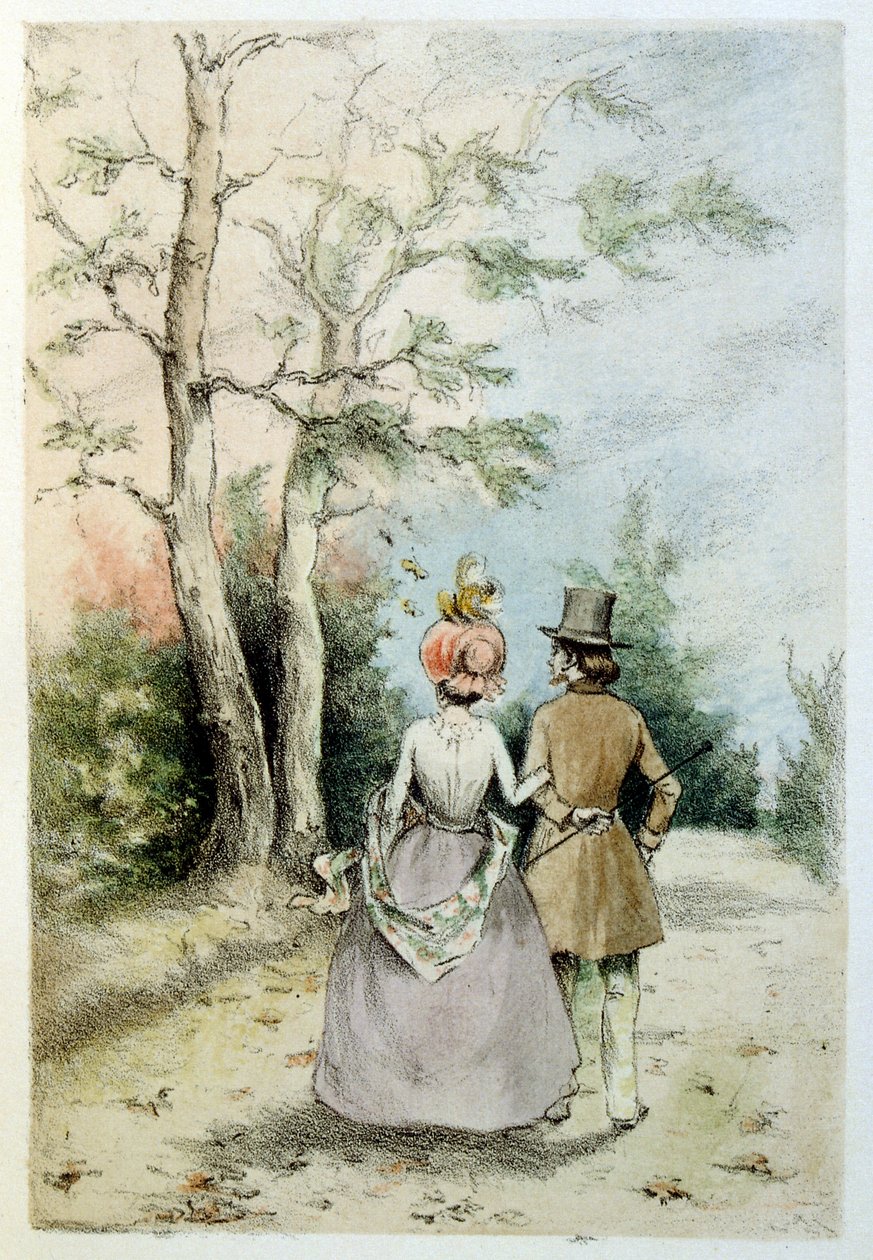 Henri Boutet illusztrációja, Louis-Henri Murger, más néven Henri Murger „Francine