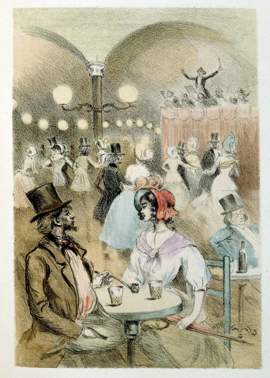 Henri Boutet illusztrációja, Louis-Henri Murger, más néven Henri Murger „Francine