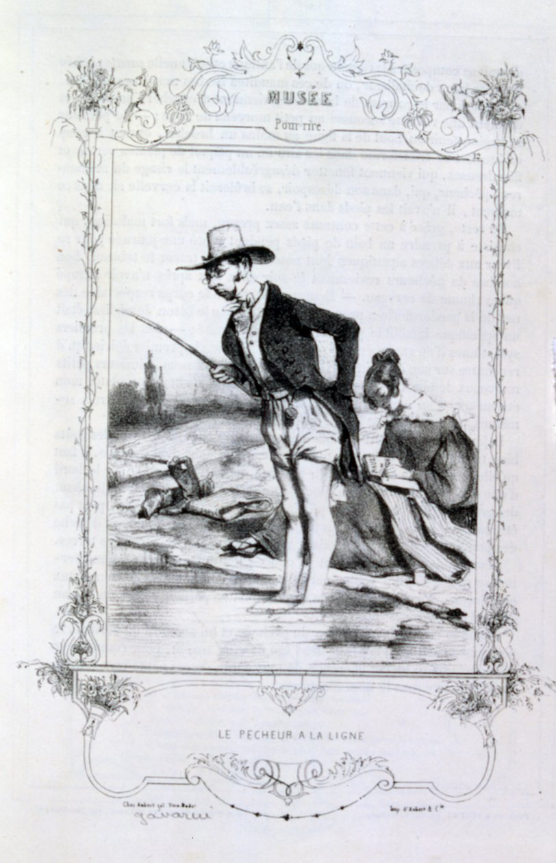 Az esőt ábrázoló illusztráció, Henri Boutet 1895 (metszet) alkotó: Henri Boutet