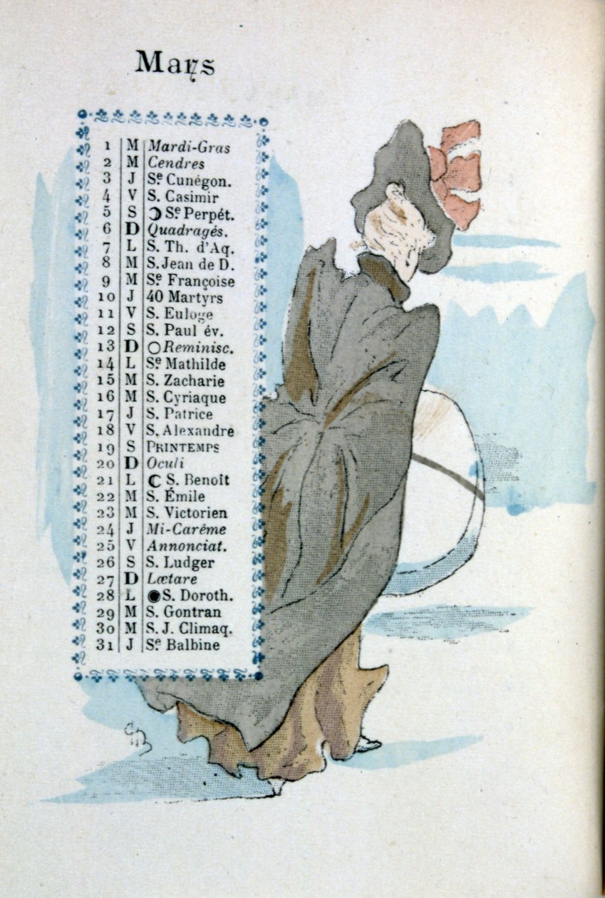 március alkotó: Henri Boutet