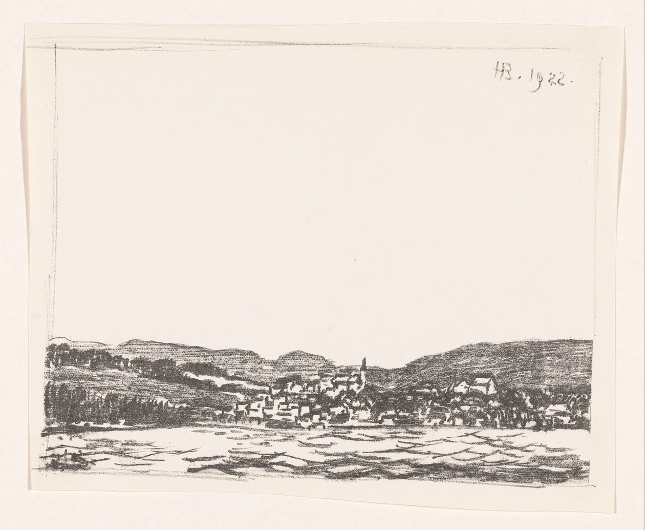 Hely a Starnberger See-nél alkotó: Henri Braakensiek