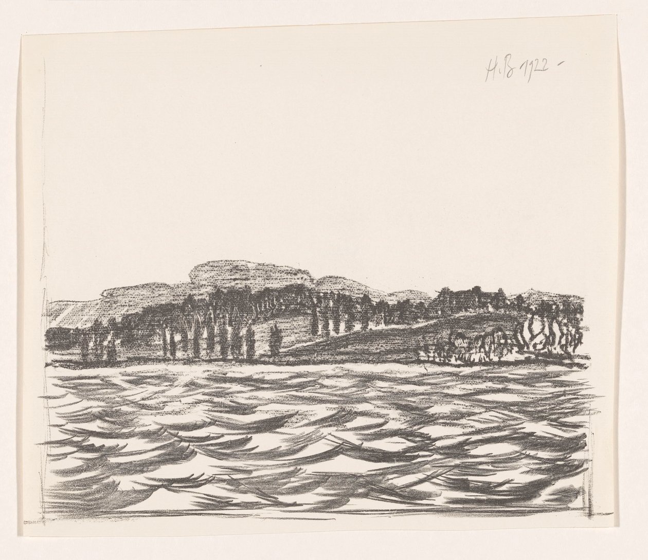 Starnberger See (eredeti cím) alkotó: Henri Braakensiek
