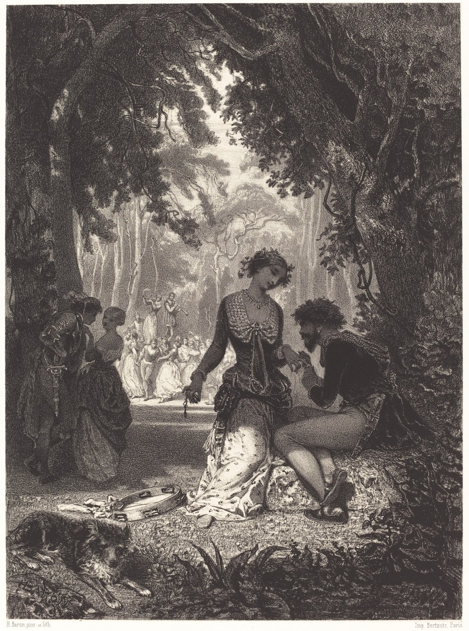 Olasz táncosok alkotó: Henri Charles Antoine Baron
