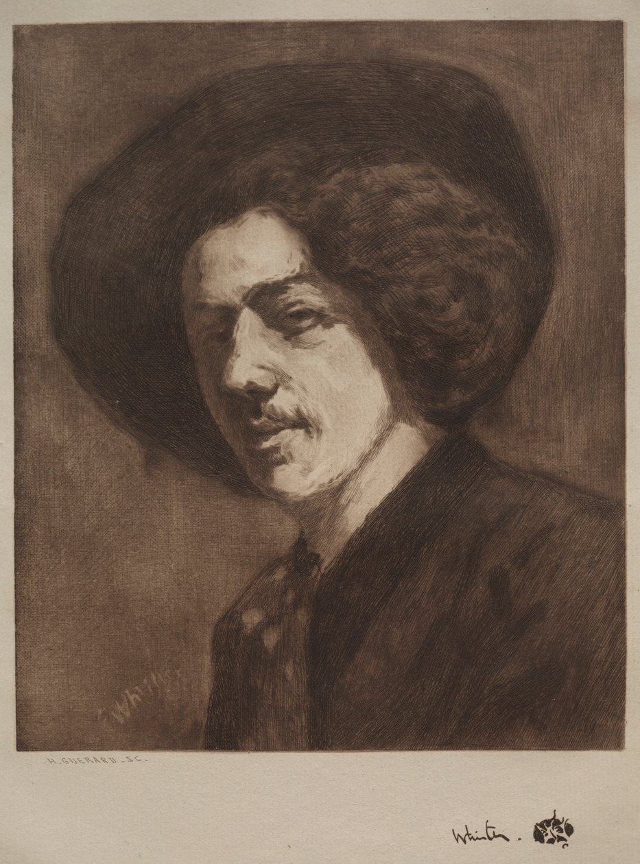 James McNeill Whistler. alkotó: Henri Charles Guérard