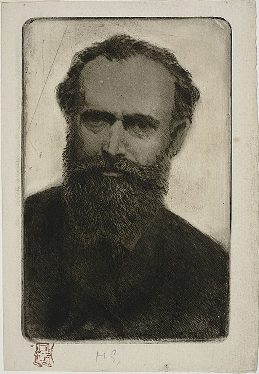 Manet portréja alkotó: Henri Charles Guérard