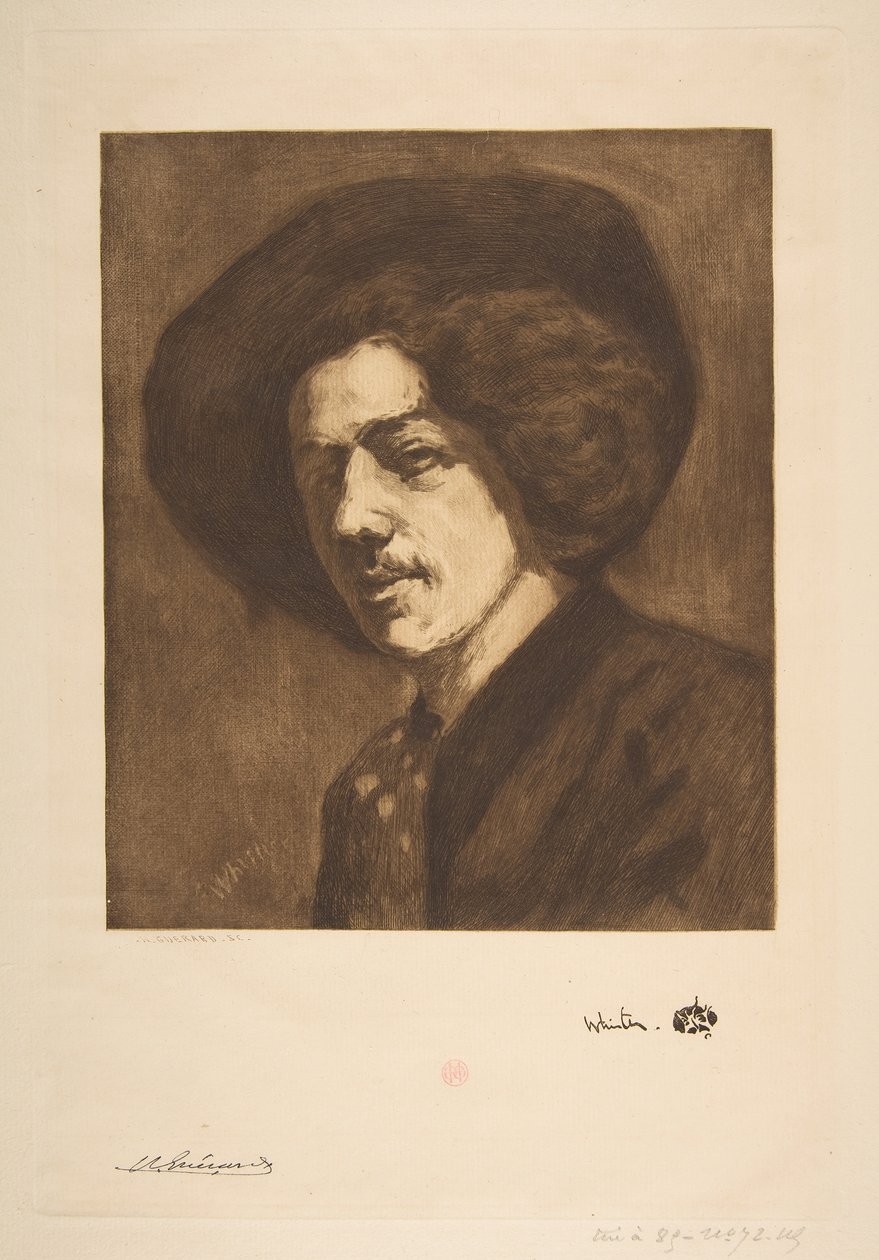 Whistlers portré önmagáról, 1888. alkotó: Henri Charles Guérard