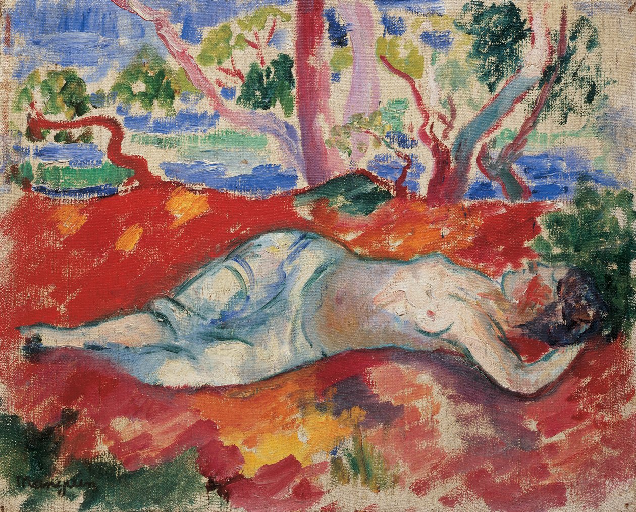 Egy alvó nő, 1906 alkotó: Henri Charles Manguin