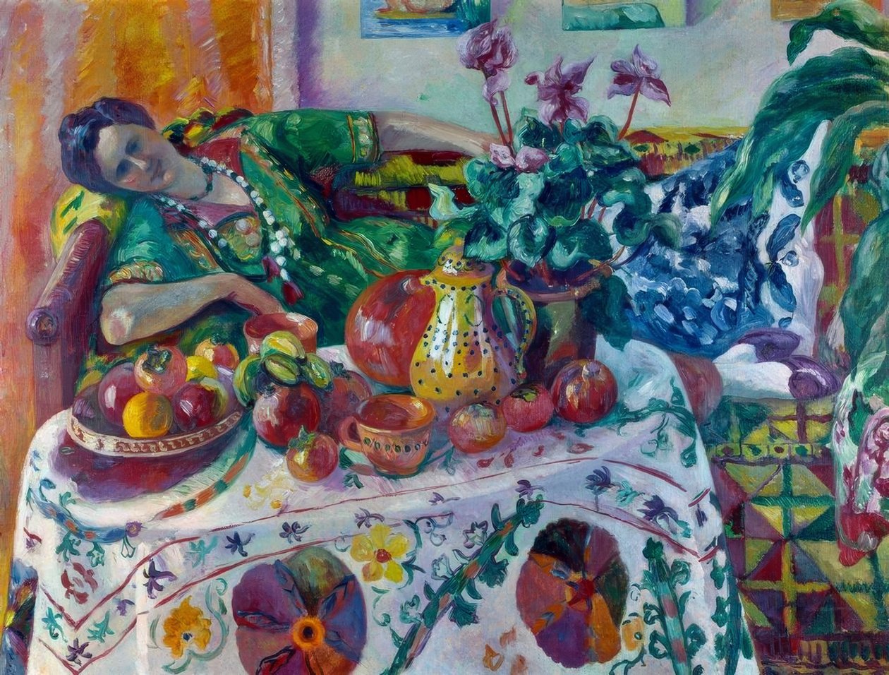 Jeanne a kanapén fekve, vagy La petite odalisque (A kis odaliszk) alkotó: Henri Charles Manguin